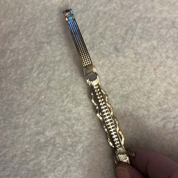 Vintage Rhinestone Barrette – Silver-Tone Sparkle Hair Clip - Picture 4 of 4